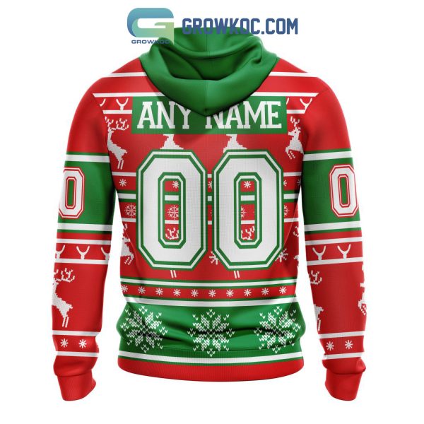 Columbus Blue Jackets Special Santa Claus Christmas Is Coming Personalized Hoodie T Shirt