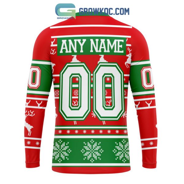 Columbus Blue Jackets Special Santa Claus Christmas Is Coming Personalized Hoodie T Shirt