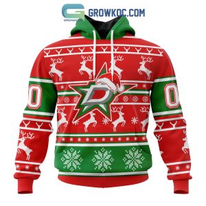 Dallas Stars Special Santa Claus Christmas Is Coming Personalized Hoodie T Shirt