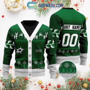 Dallas Stars Supporter Christmas Holiday Personalized Ugly Sweater