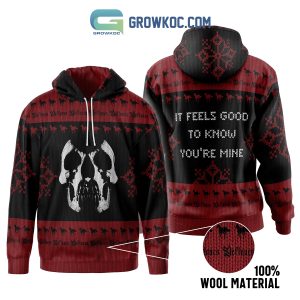 Deftones Rock Band Logo It Feels Good To Know You Are Mine Christmas Hoodie Sweater