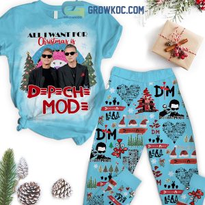 Depeche Mode All I Want For Christmas Is Depeche Mode Violator Policy Of Truth Merry Christmas Winter Holiday Fleece Pajama Set