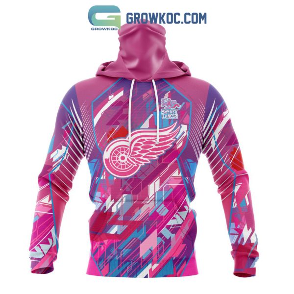 Detroit Red Wings NHL Special Design I Pink I Can! Fearless Again Breast Cancer Hoodie T Shirt