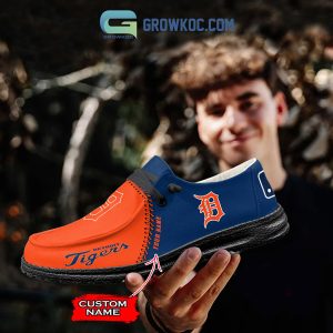 Detroit Tigers MLB Personalized Hey Dude Shoes