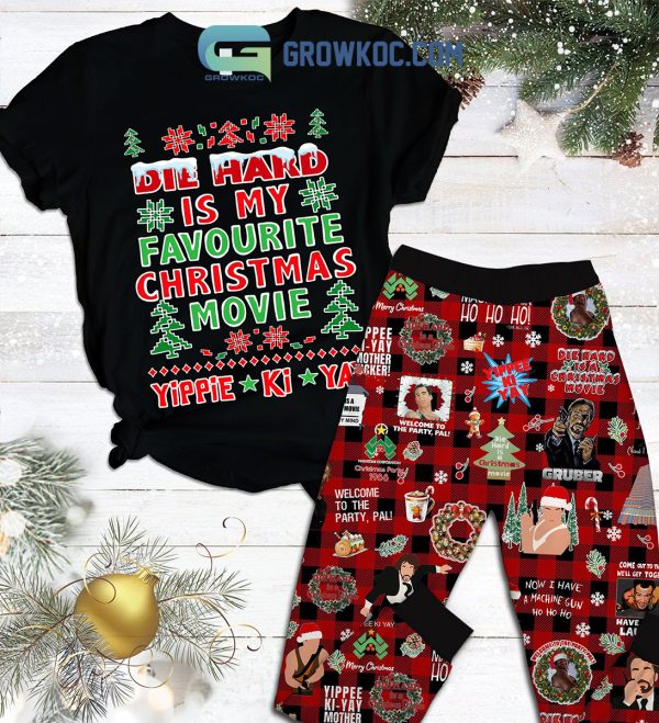 Die Hard Is My Favourite Christmas Movie Pajamas Set