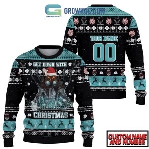 Disturbed Get Down With Christmas Personalized Ugly Sweater