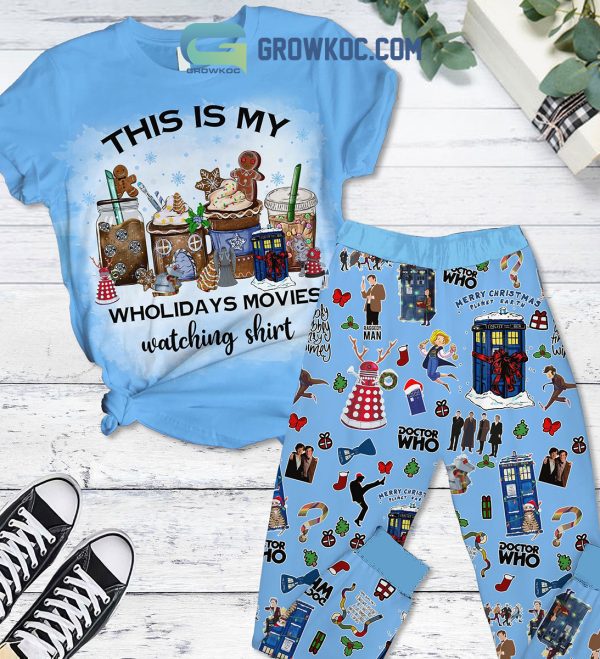 Doctor Who This Is My Wholidays Movies Watching Shirt Pajamas Set