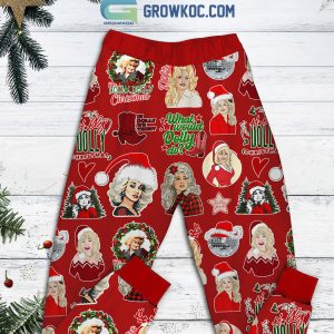 Dolly Parton Tis The Season To Be Holly Dolly Pajamas Set