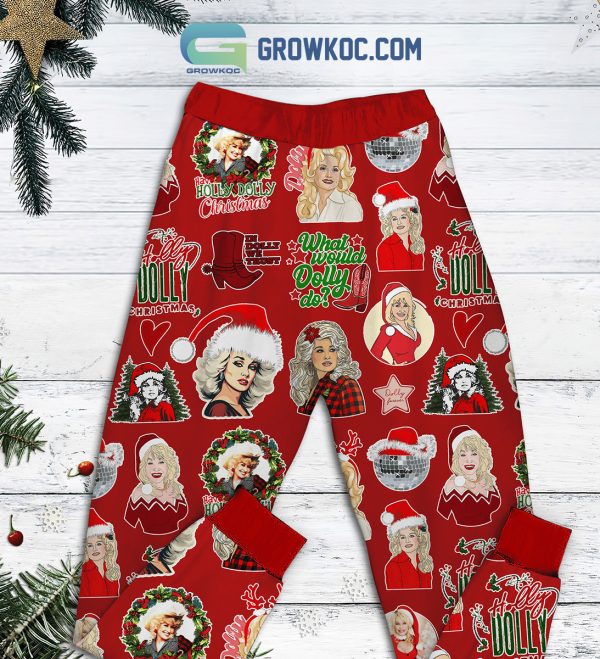 Dolly Parton Tis The Season To Be Holly Dolly Pajamas Set