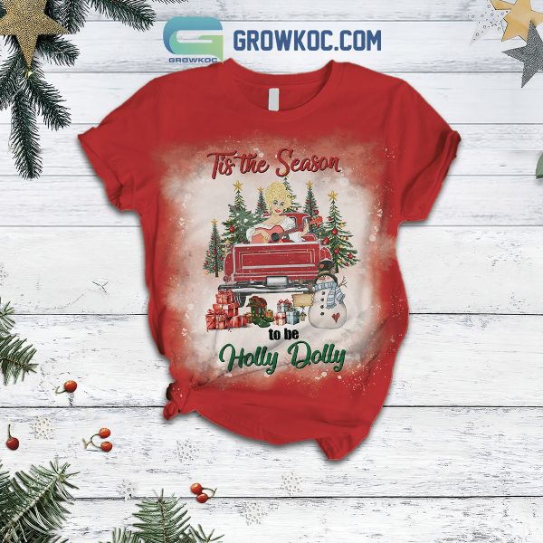 Dolly Parton Tis The Season To Be Holly Dolly Pajamas Set