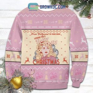 Dolly Parton Wishing You A Holly Dolly Christmas Ugly Sweater