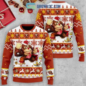 Donkey Kong Snow Christmas Ugly Sweater