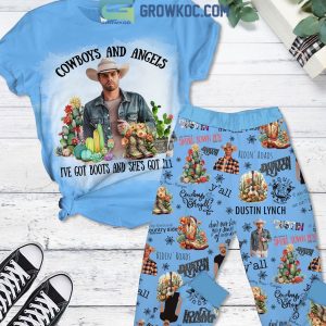 Dustin Lynch Cowboys And Angels I’ve Got Boots And She’s Got Wings Pajamas Set