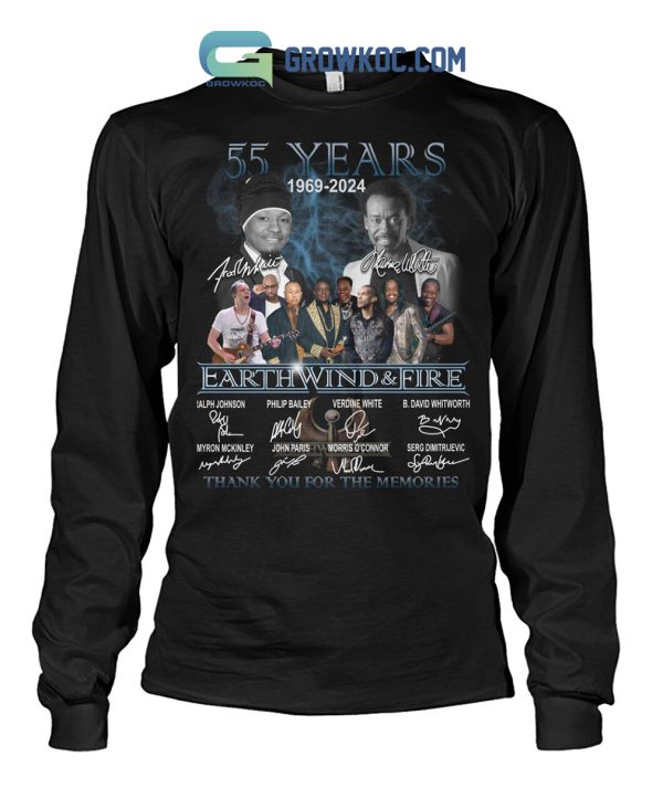 Earth Wind And Fire 55 Years Memories Shirts