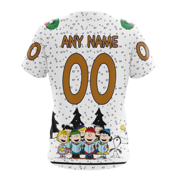 Edmonton Oilers NHL Mix Snoopy Peanuts Christmas Personalized Hoodie T Shirt