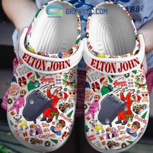 Elton John Rocket Man Christmas Clogs Crocs