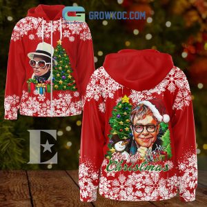 Elton John Step Into Christmas Tree Hoodie T Shirt