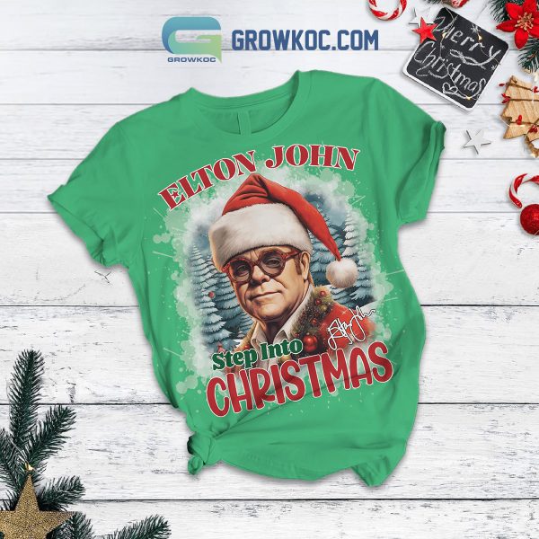 Elton John Step Into Christmas You Were Never Ordinary Pajamas Set