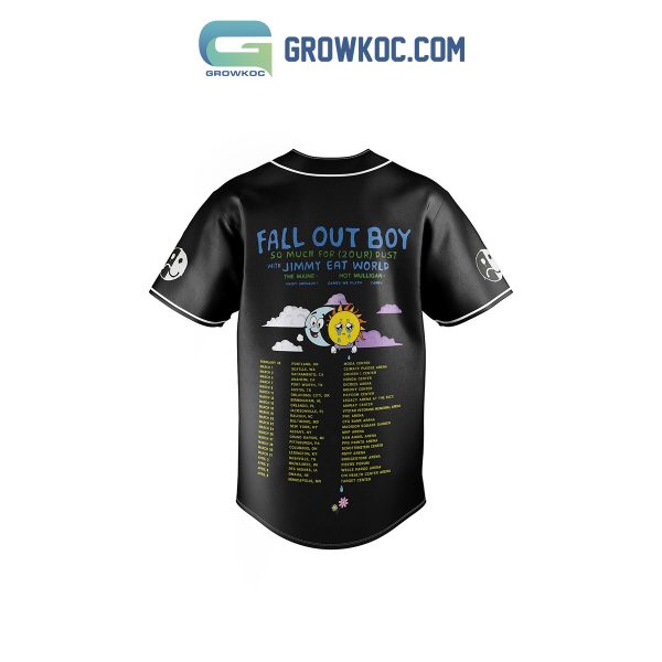 Fall Out Boy So Much For 20ur Dust With Jimmy Eat World Baseball Jersey