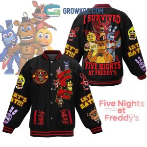 Five Nights At Freddy’s I Survived Christmas Baseball Jacket