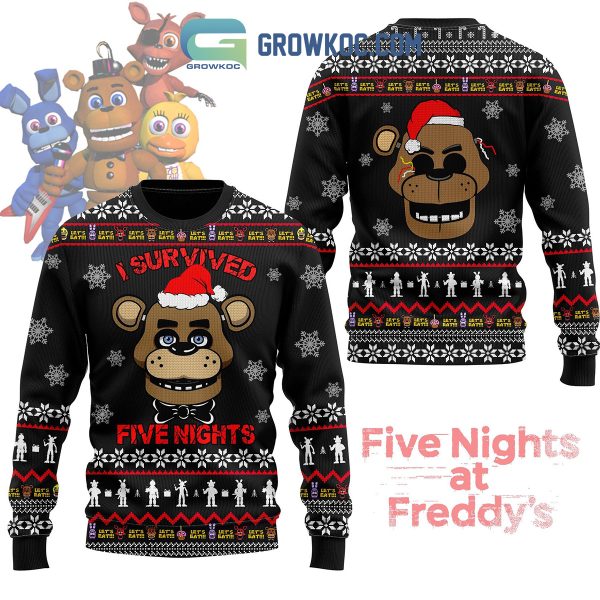 Five Nights At Freddy’s I Survived Christmas Ugly Sweater