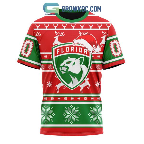 Florida Panthers Special Santa Claus Christmas Is Coming Personalized Hoodie T Shirt
