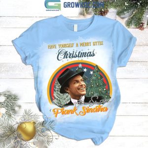 Frank Sinatra Have Yourself A Merry Little Christmas I Did It My Way Fill My Heart With Songs Fly Me To The Moon Christmas Fleece Pajama Set