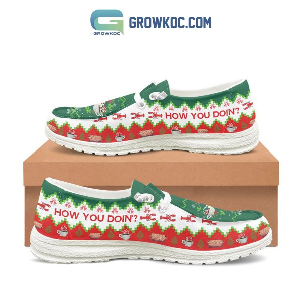 Friends Central Perk Merry Christmas Hey Dude Shoes