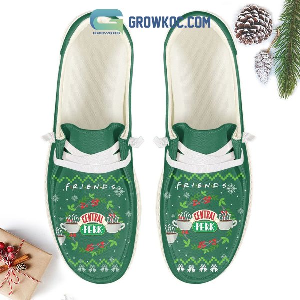 Friends Central Perk Merry Christmas Hey Dude Shoes