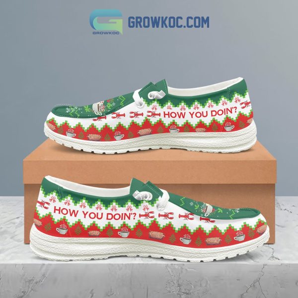 Friends Central Perk Merry Christmas Hey Dude Shoes