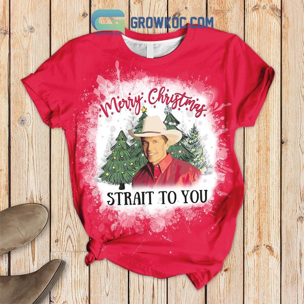 George Strait Merry Christmas Strait To you Pajamas Set