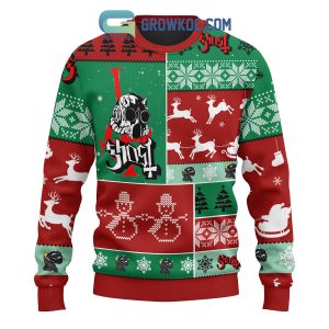Ghost Snow Christmas Ugly Sweater