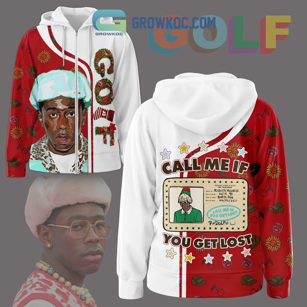 Golf Tyler The Creator Rapper Call Me If You Get Lost Rudolph Rednose Christmas Hoodie Shirts