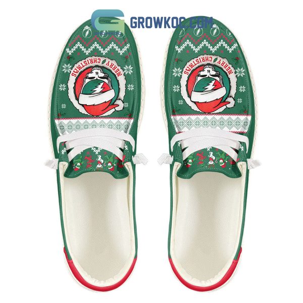 Grateful Dead Merry Christmas Hey Dude Shoes