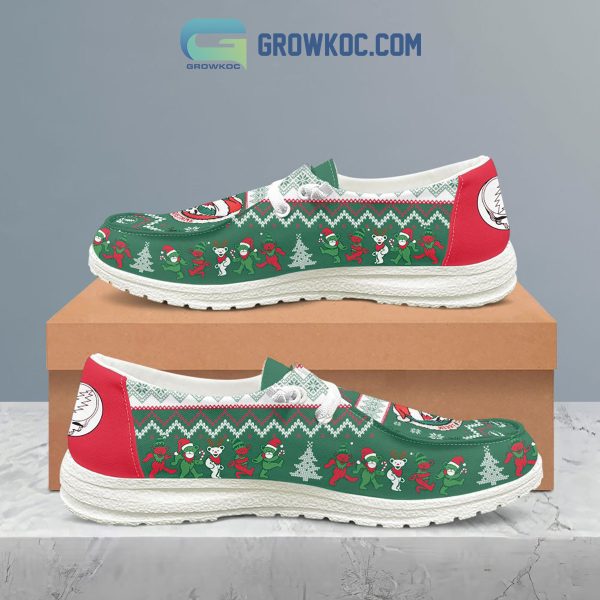 Grateful Dead Merry Christmas Hey Dude Shoes