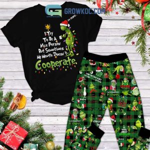 Merry Grinchmas Christmas Pajamas Set