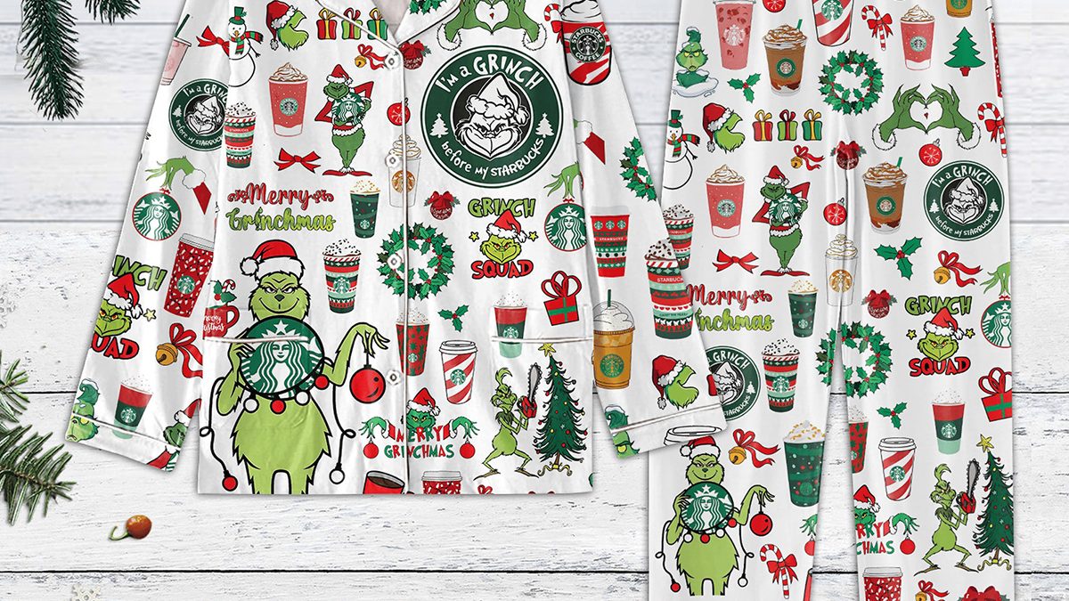 Christmas Grinch Starbucks Skinny Tumbler