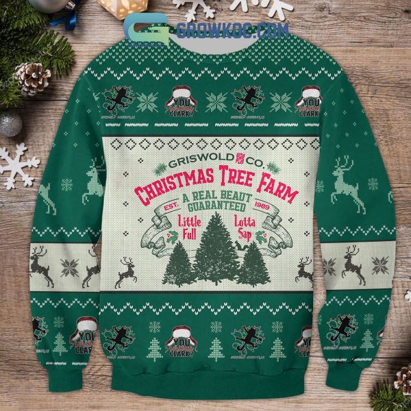 Griswold Co A Real Beaut Guaranteed Little Full Lotta Sap Christmas Ugly Sweater