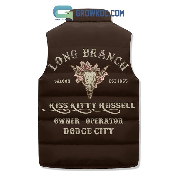 Gunsmoke Long Branch Saloon Sleeveless Puffer Jacket