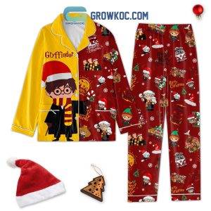 Harry Potter Gryffindor Have A Very Harry Christmas Pajamas Set
