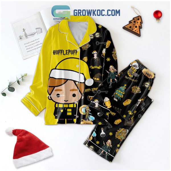 Harry Potter Hufflepuff Christmas Pajamas Set