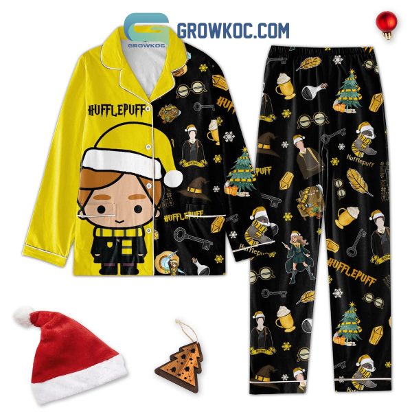 Harry Potter Hufflepuff Christmas Pajamas Set