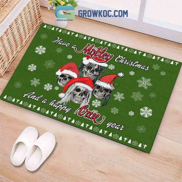 Have A Motley Christmas And A Happy Crue Year Doormat