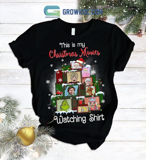 Home Alone Grinch Elf This Is My Christmas Movies Watching Shirt Pajamas Set