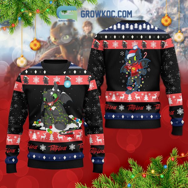 How to Train Your Dragon Toothless Viking Hero Movies Christmas Ugly Sweater