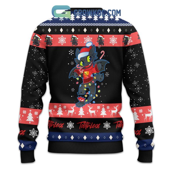 How to Train Your Dragon Toothless Viking Hero Movies Christmas Ugly Sweater