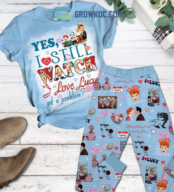 I Love Lucy I Love Sitcoms Movies Pajamas Set