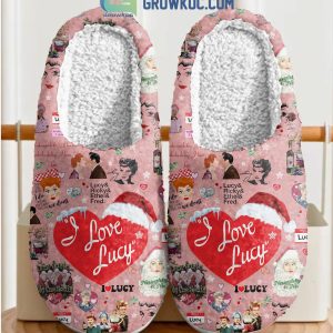 I Love Lucy Ricky Ethel And Fred House Slippers