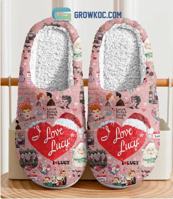 I Love Lucy Ricky Ethel And Fred House Slippers