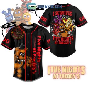 Five Night At Freddy It’s Me Your Ol Buddy Bunny Bonnie Here Baseball Jersey